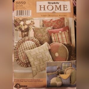 Simplicity Home Pattern 8859 uncut